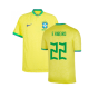 2022-2023 Brazil Home Vapor Shirt (E Ribeiro 22)