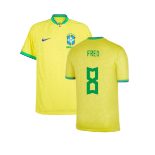 2022-2023 Brazil Home Vapor Shirt (Fred 8)