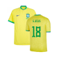 2022-2023 Brazil Home Vapor Shirt (G Jesus 18)