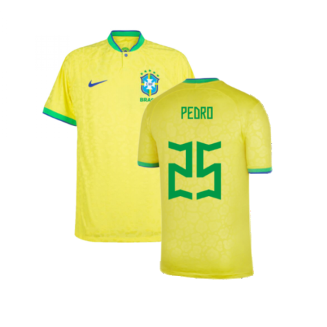2022-2023 Brazil Home Vapor Shirt (Pedro 25)