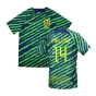 2022-2023 Brazil Pre-Match Football Shirt (Green) (E Militao 14)