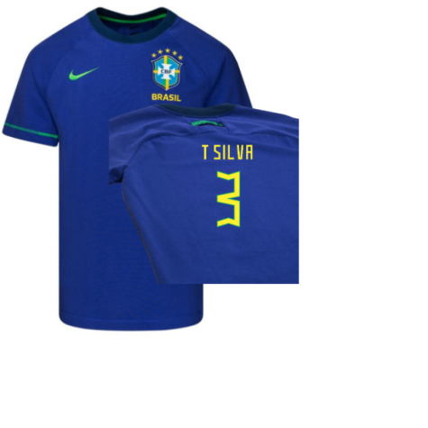 2022-2023 Brazil Travel Short Sleeve Top (T Silva 3)