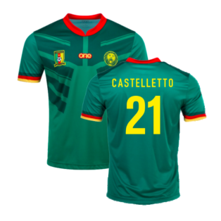 2022-2023 Cameroon Home Pro Football Shirt (CASTELLETTO 21)