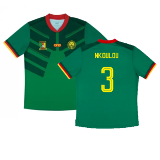 2022-2023 Cameroon Home Pro Shirt (Kids) (NKOULOU 3)