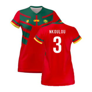 2022-2023 Cameroon Third Red Pro Shirt (Ladies) (NKOULOU 3)