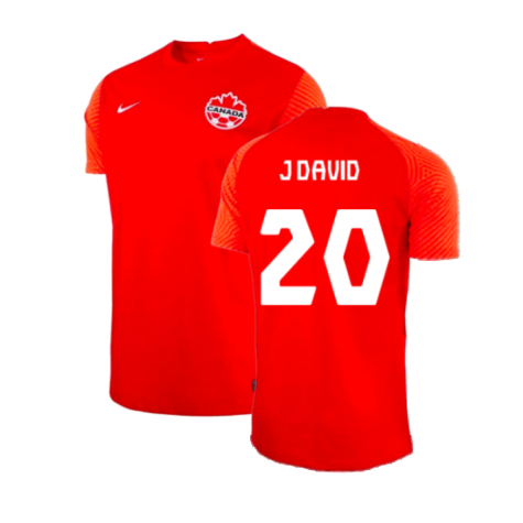 2022-2023 Canada Home Shirt (J David 20)