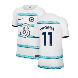 2022-2023 Chelsea Away Shirt (Kids) (DROGBA 11)