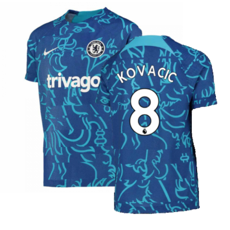 2022-2023 Chelsea Pre-Match Training Shirt (Blue) - Kids (KOVACIC 8)