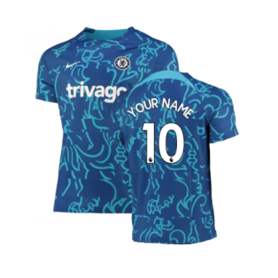 2022-2023 Chelsea Pre-Match Training Shirt (Blue) (Your Name)