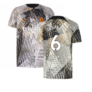 2022-2023 Chelsea Pre-Match Training Shirt (Sail) - Kids (DESAILLY 6)