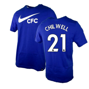 2022-2023 Chelsea Swoosh Tee (Blue) (CHILWELL 21)