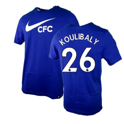 2022-2023 Chelsea Swoosh Tee (Blue) (KOULIBALY 26)