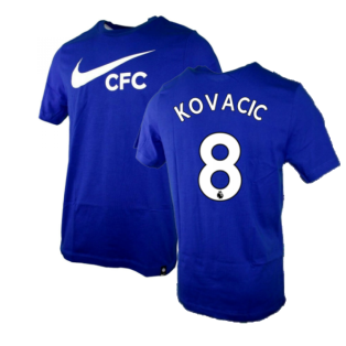 2022-2023 Chelsea Swoosh Tee (Blue) (KOVACIC 8)