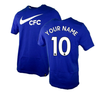 2022-2023 Chelsea Swoosh Tee (Blue) (Your Name)
