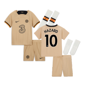 2022-2023 Chelsea Third Little Boys Mini Kit (HAZARD 10)