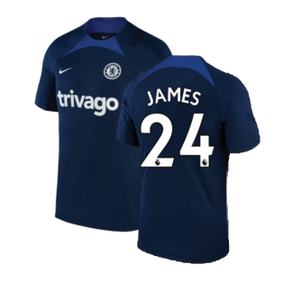 2022-2023 Chelsea Training Shirt (Navy) (JAMES 24)