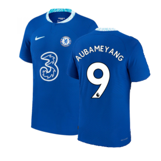 2022-2023 Chelsea Vapor Match Home Shirt (AUBAMEYANG 9)