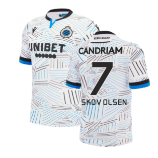 2022-2023 Club Brugge Away Shirt (SKOV OLSEN 7)