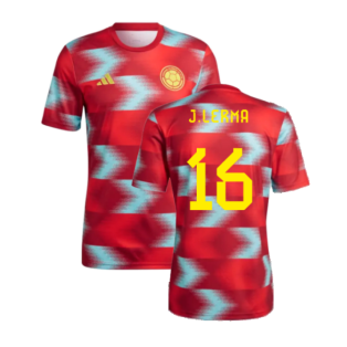 2022-2023 Colombia Pre-Match Shirt (Red) (J.LERMA 16)