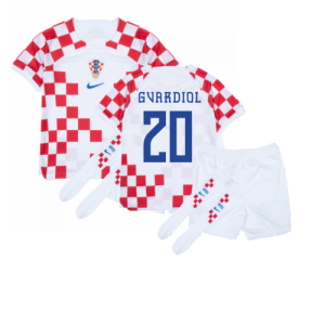 2022-2023 Croatia Home Mini Kit (Gvardiol 20)