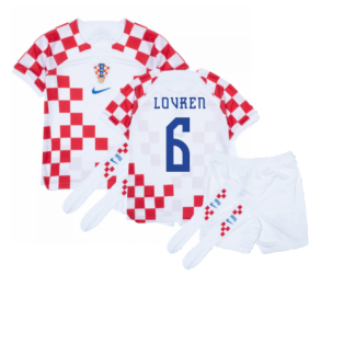 2022-2023 Croatia Home Mini Kit (Lovren 6)