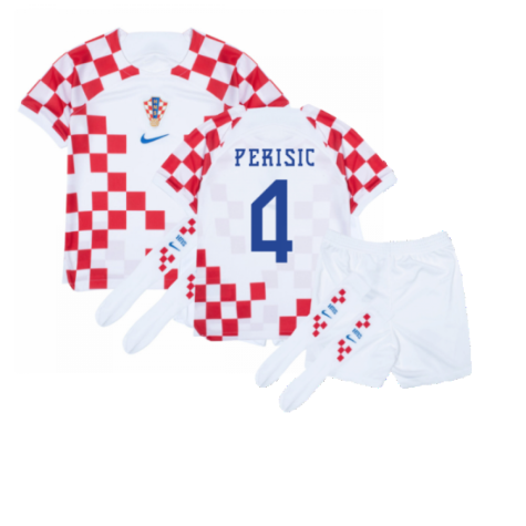 2022-2023 Croatia Home Mini Kit (Perisic 4)