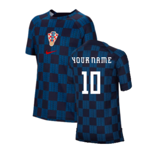 2022-2023 Croatia Pre-Match Training Shirt (Kids) (Your Name)