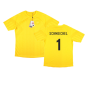 2022-2023 Denmark Away Goalkeeper Jersey (Yellow) (Schmeichel 1)