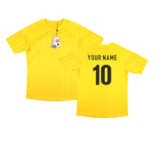2022-2023 Denmark Away Goalkeeper Jersey (Yellow)