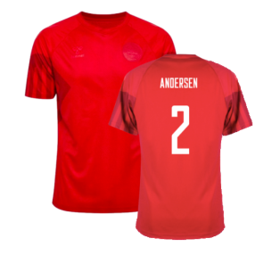 2022-2023 Denmark Home Shirt - Kids (Andersen 2)