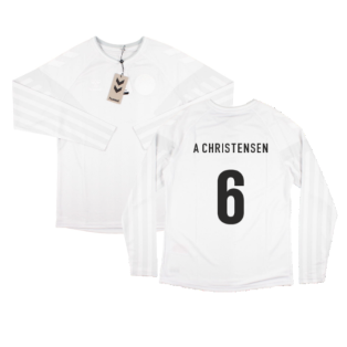 2022-2023 Denmark Long Sleeve Away Shirt (A Christensen 6)