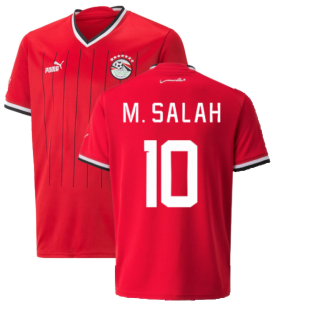 2022-2023 Egypt Home Shirt (Kids) (M. SALAH 10)