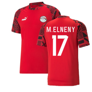 2022-2023 Egypt Pre-Match Jersey (Red) (M.ELNENY 17)