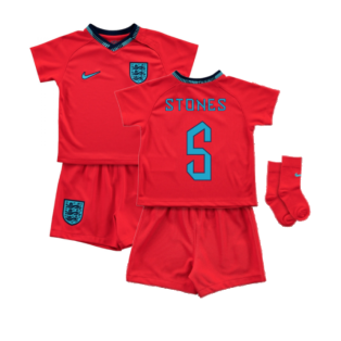 2022-2023 England Away Baby Kit (Infants) (Stones 5)
