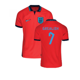 2022-2023 England Away Shirt (Kids) (Grealish 7)