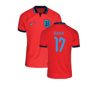 2022-2023 England Away Shirt (Kids) (Saka 17)