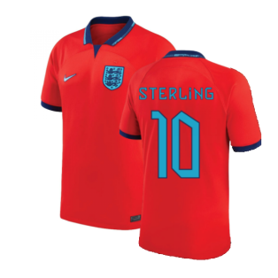 2022-2023 England Away Shirt (STERLING 10)