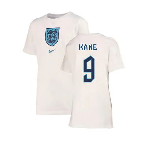 2022-2023 England Crest Tee (White) - Kids (Kane 9)
