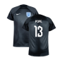 2022-2023 England Home Goalkeeper Shirt (Black) (Pope 13)