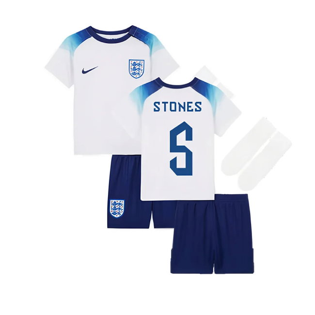 2022-2023 England Home Little Boys Mini Kit (Stones 5)