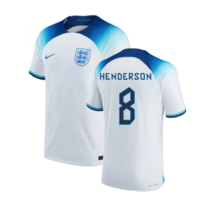 2022-2023 England Home Match Vapor Shirt (Henderson 8)