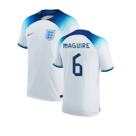 2022-2023 England Home Match Vapor Shirt (Maguire 6)