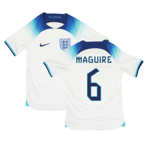 2022-2023 England Home Shirt (Kids) (MAGUIRE 6)