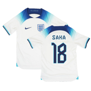 2022-2023 England Home Shirt (Kids) (SAKA 18)