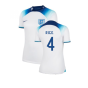 2022-2023 England Home Shirt (Ladies) (Rice 4)