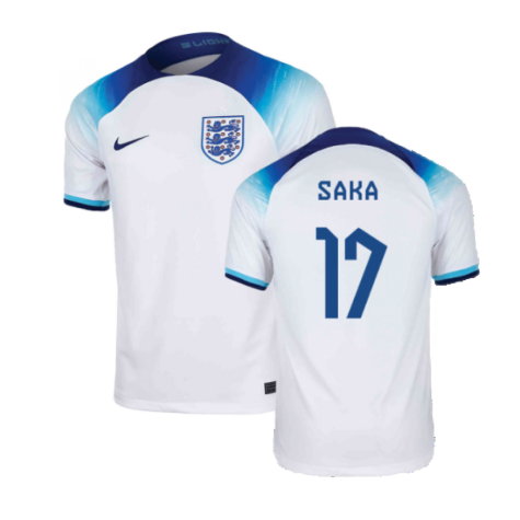 2022-2023 England Home Shirt (Saka 17)