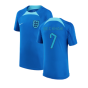 2022-2023 England Strike Dri-FIT Training Shirt (Blue) (Beckham 7)