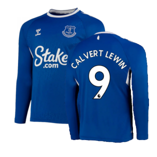2022-2023 Everton Home Long Sleeve Shirt (CALVERT LEWIN 9)
