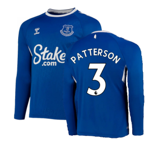 2022-2023 Everton Home Long Sleeve Shirt (PATTERSON 3)