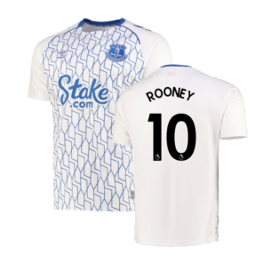 2022-2023 Everton Home Pre-Match Shirt (White) (ROONEY 10)